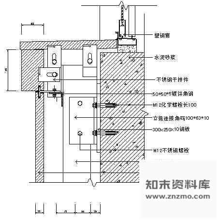 图块/节点下封窗台大样图