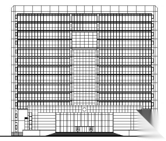 某十二层业务楼建筑方案图纸