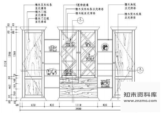 图块/节点餐厅立面图图块13