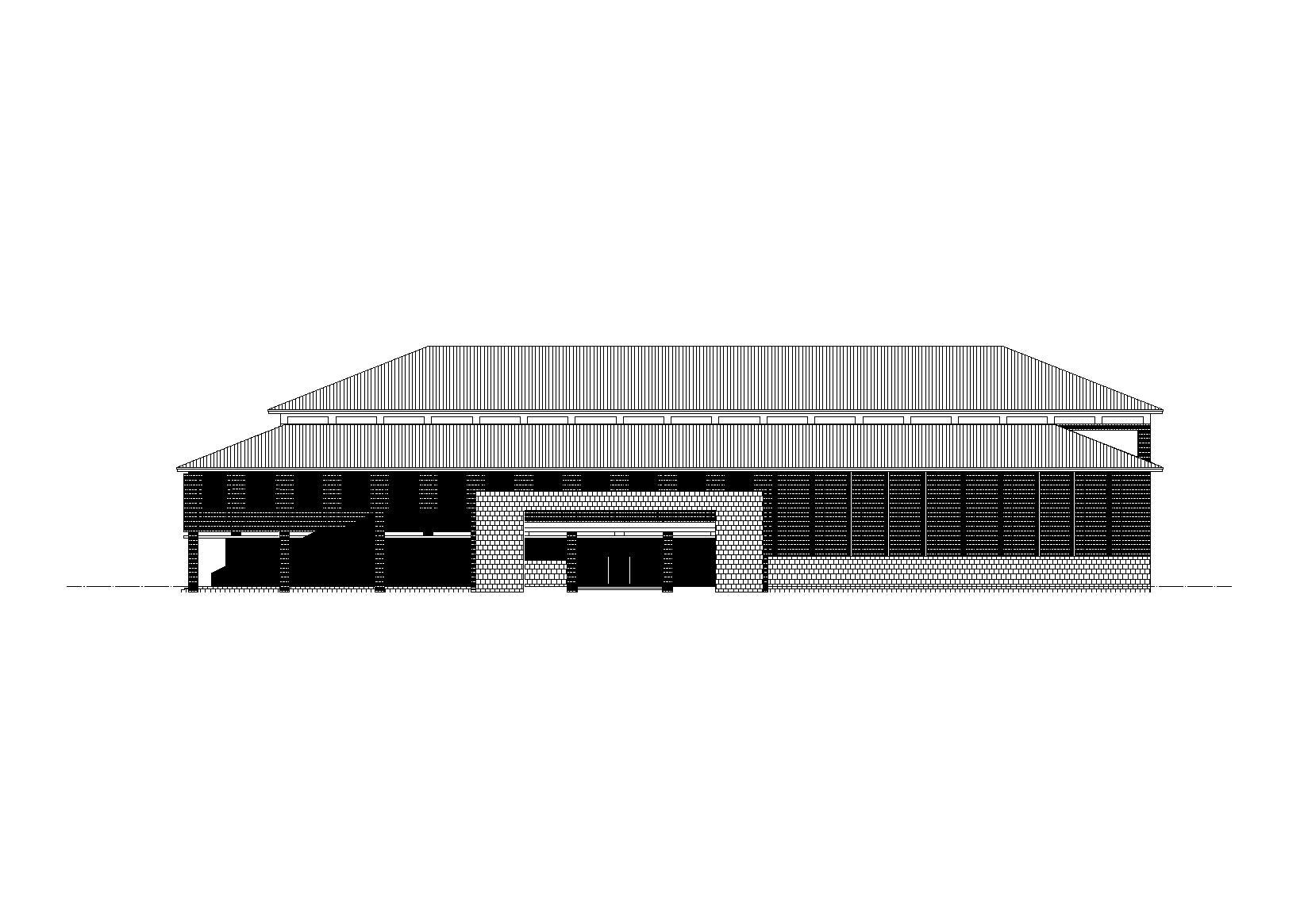 [河南]洛阳师范学院一食堂建筑施工图（CAD）