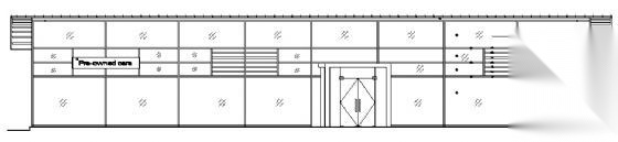 佛山市顺德区某汽车展厅建筑施工图 展销厅