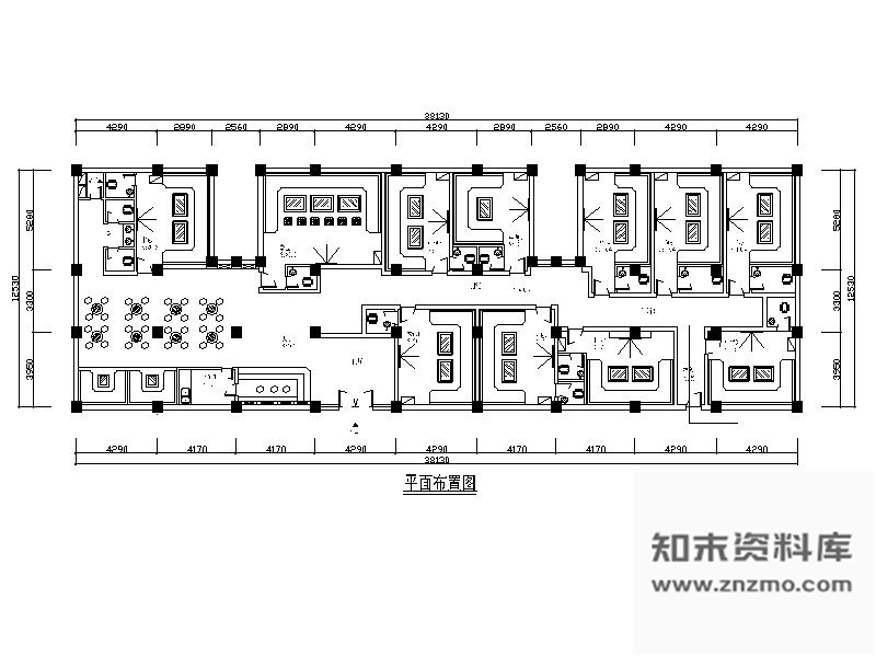 施工图绚丽酒吧室内装修图