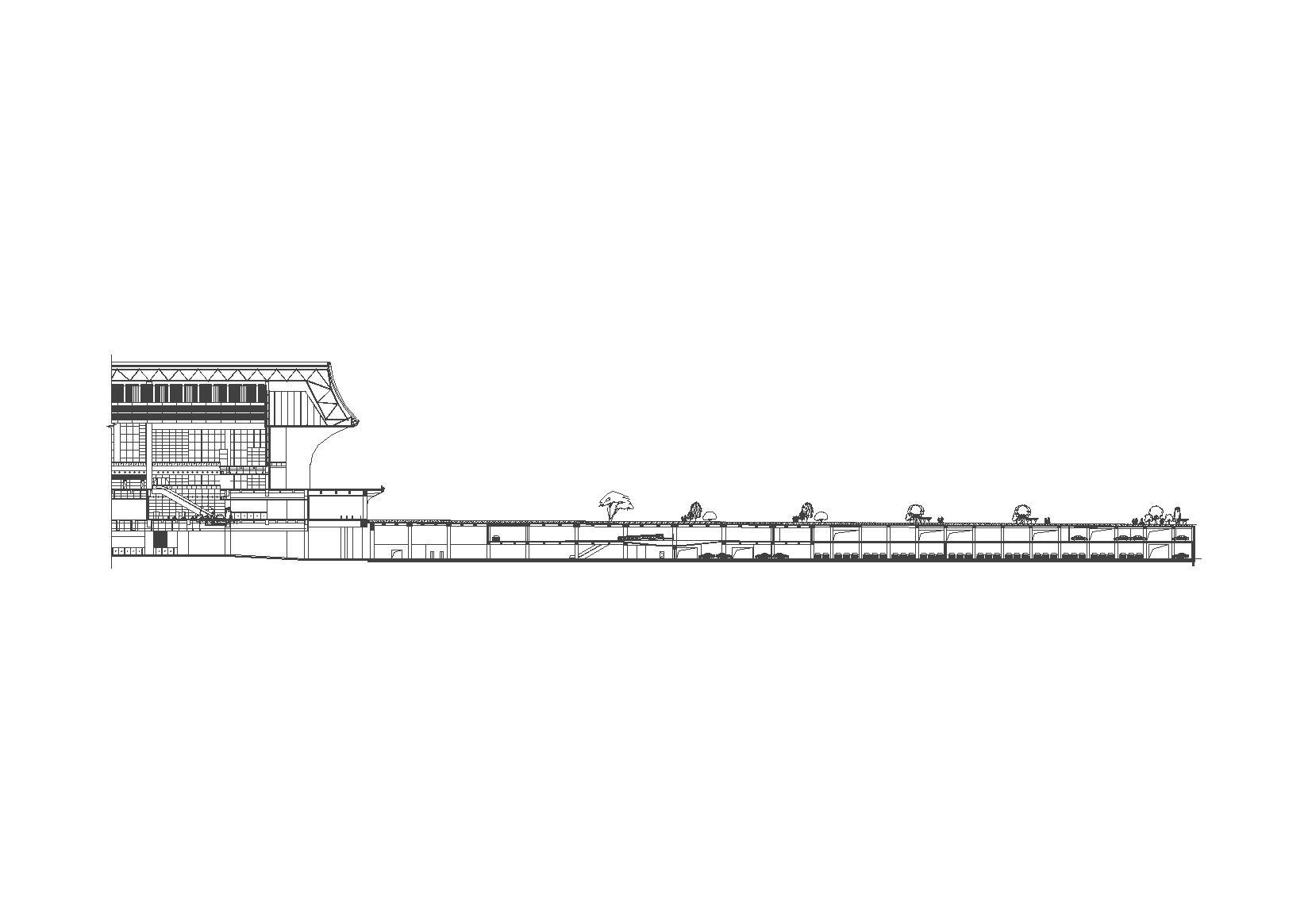 [广西]两层框架结构市级地下交通枢纽建筑施工图