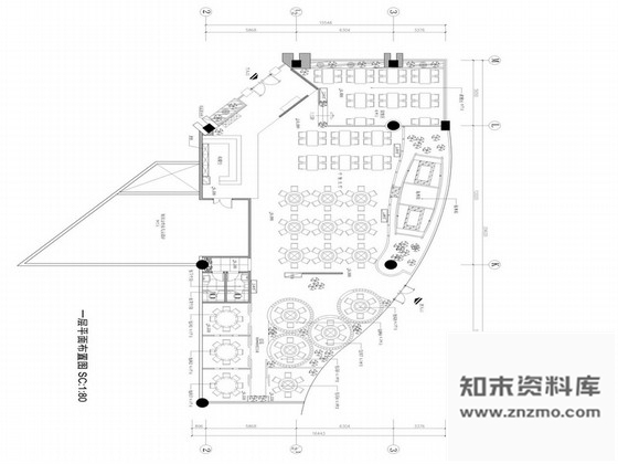 施工图福州新中式复古餐厅全套概念文本效果图