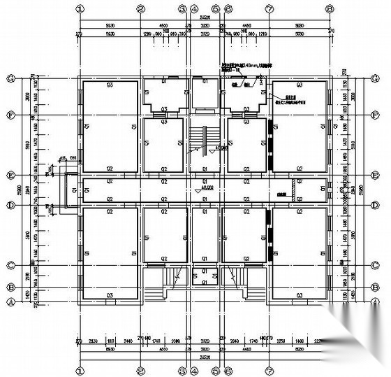 三层砖木坡屋顶房屋加固结构施工图 抗震加固结构