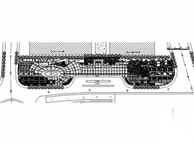 某住宅区广场绿化施工图