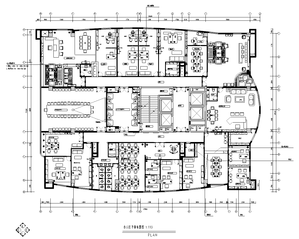 [浙江]某简欧风格办公楼施工图