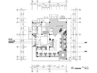 [江苏]国泰四季花园茶楼装饰施工图+效果图