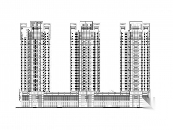 [深圳]27层商住楼建筑施工图