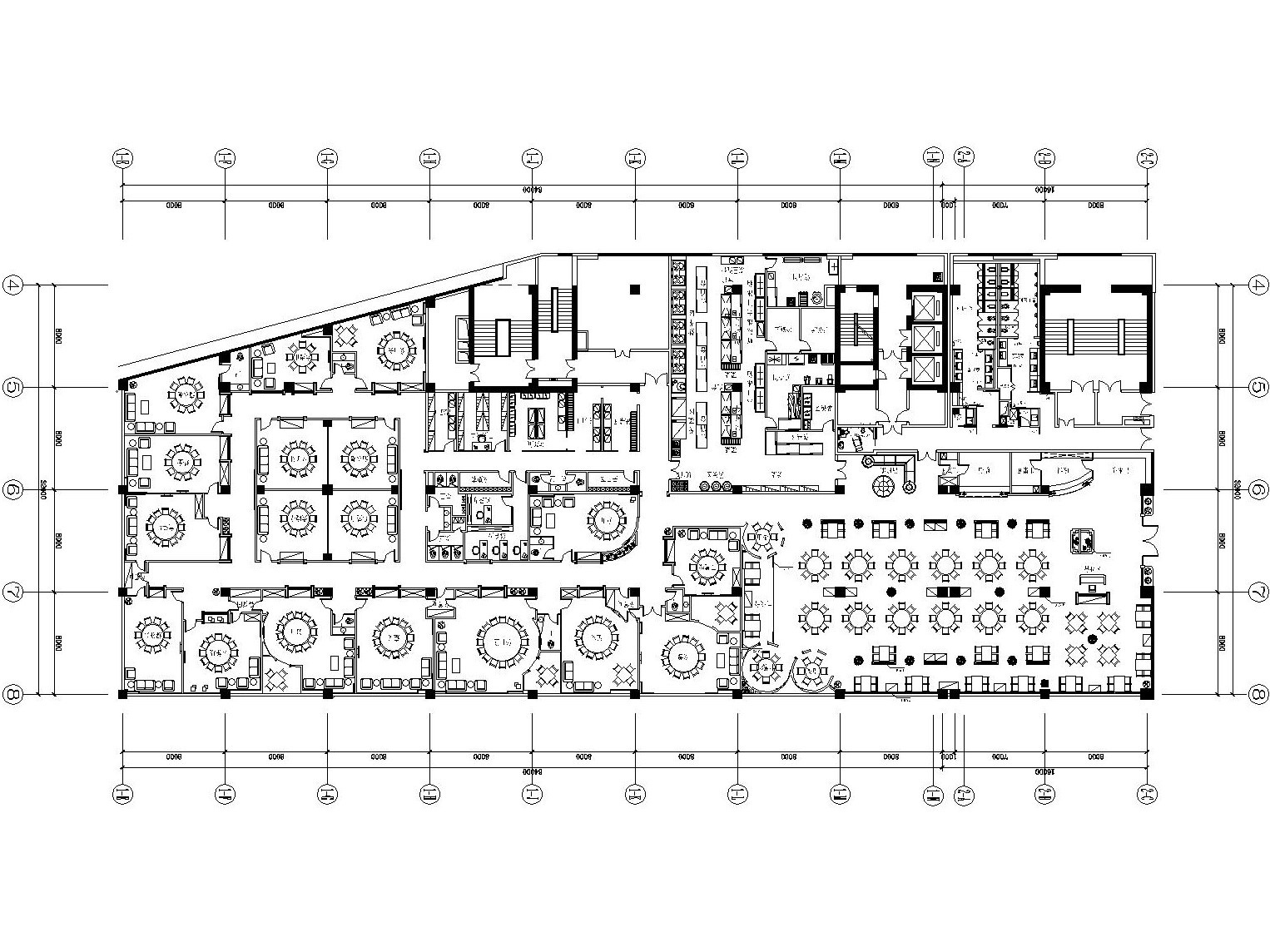 [天津]某大型全国连锁新概念饭店室内装修施工图