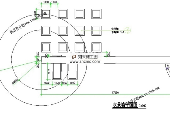 水景墙施工图 cad2007