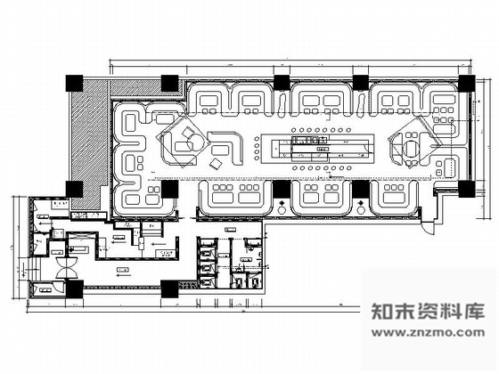 施工图广东现代梦幻城堡主题酒吧室内装修设计施工图含效果图