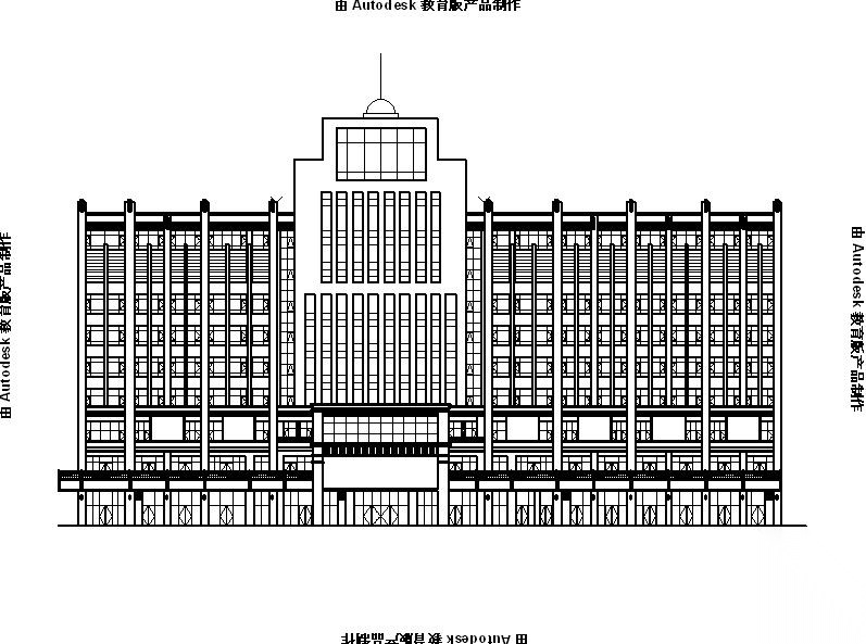 [宁夏]高层现代风格商业综合体建筑施工图（含效果图及...