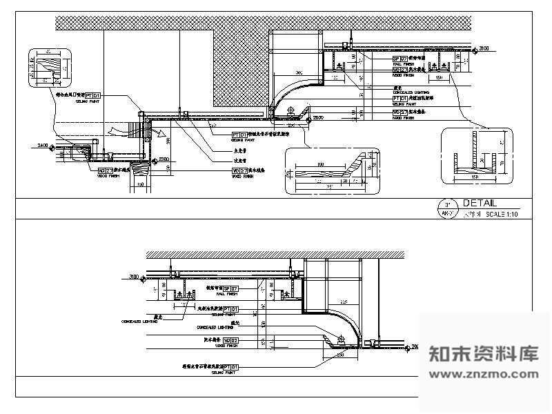 图块/节点吊顶节点图