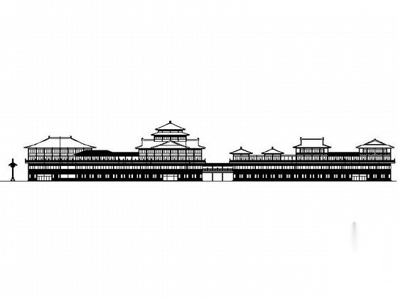 [仿古建]海盐某商业、旅游娱乐中心（3、4号楼）建筑方案...