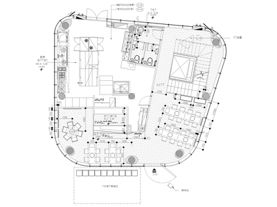 [上海]外滩拾光高端火锅店施工图+效果图