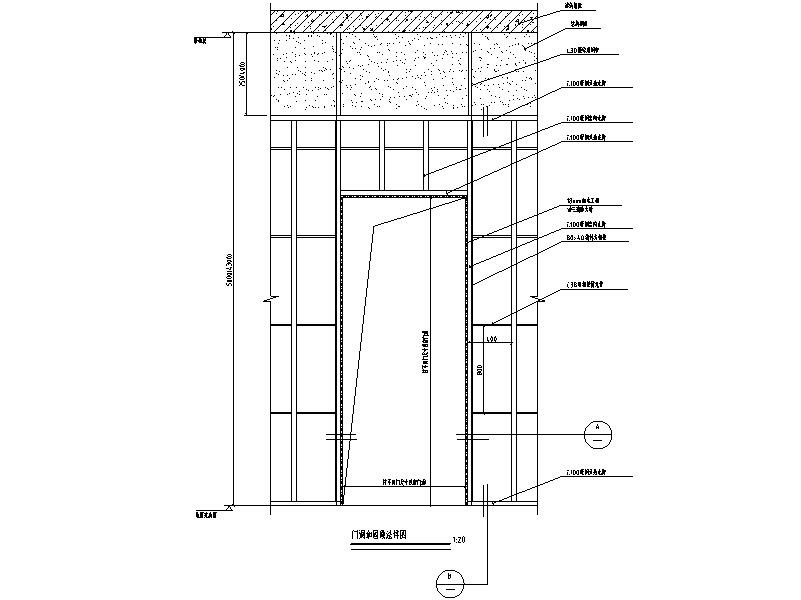 门洞做法 详图 通用节点