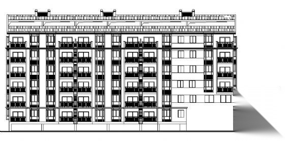 某住宅小区——3号商住楼单体建筑施工图