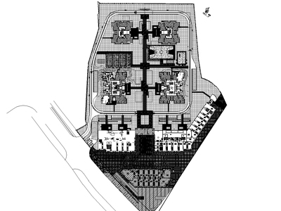 [重庆]万科居住区植物配置CAD施工图