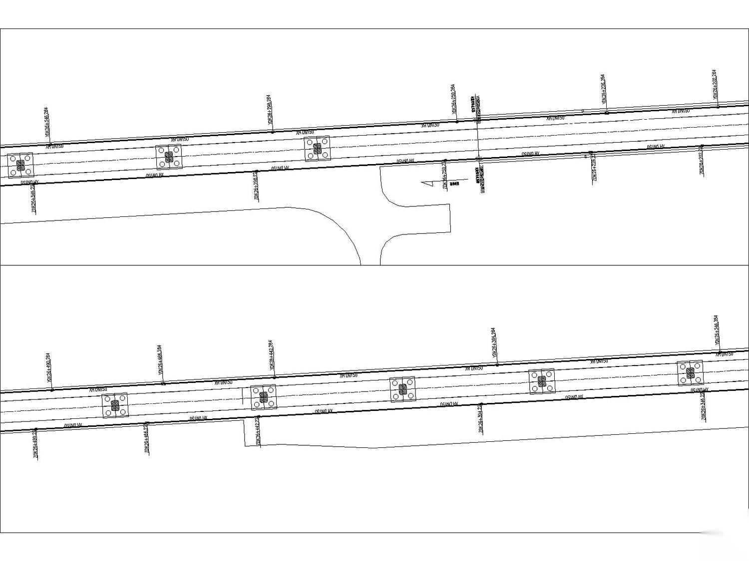 [广东]城市轨道交通线路给排水消防施工图设计（共18站） 市政给排水