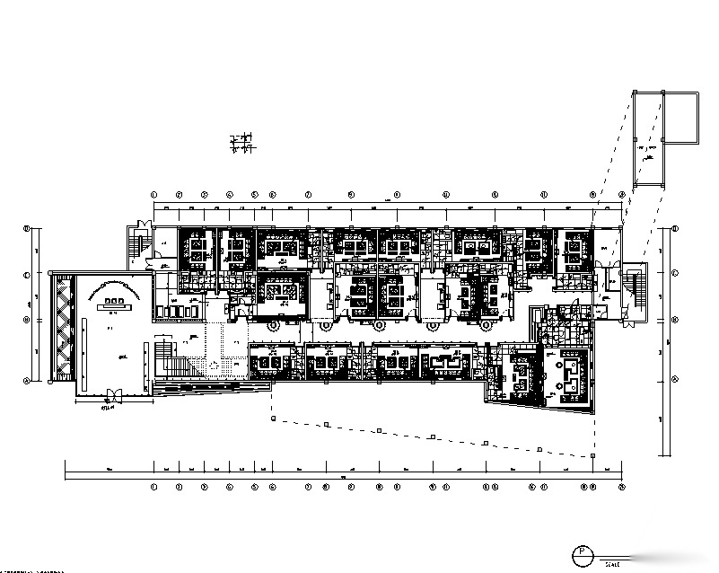 皇家一号夜总会空间设计施工图（另附效果图）