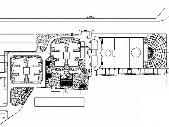 小型住宅区景观施工图