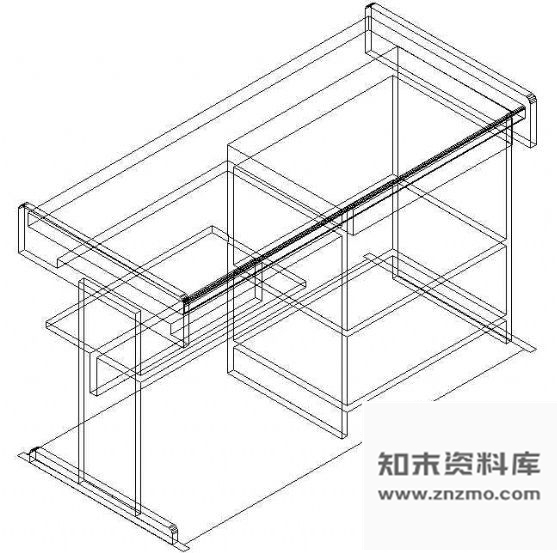 图块/节点办公家具CAD模型9