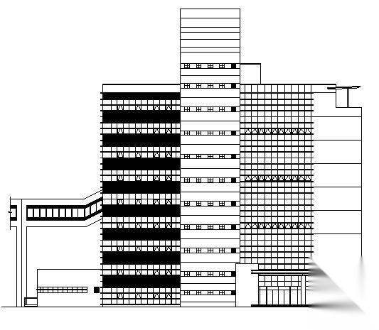 深圳市某九层科研楼建筑施工图