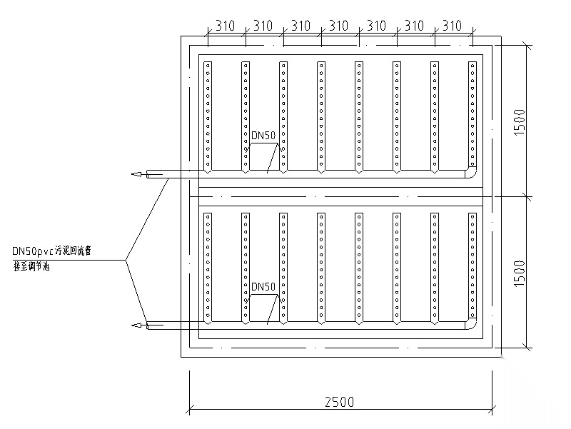 中水系统回用设计图纸（CAD）