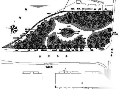某市绿地绿化景观设计施工图