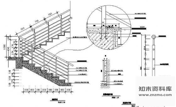 图块/节点金属楼梯详图
