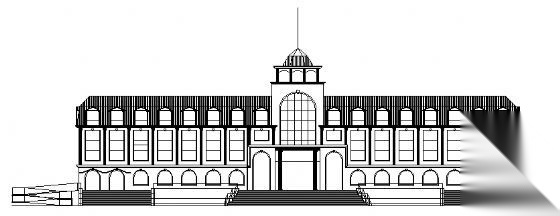 某四层殡仪馆建筑方案图