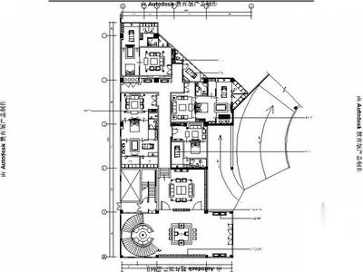 [福州]泰式会所SPA设计装饰CAD施工图（含效果图）