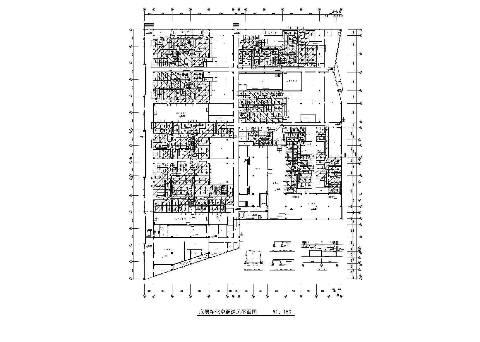 成都某制药公司生产基地暖通施工图 建筑暖通