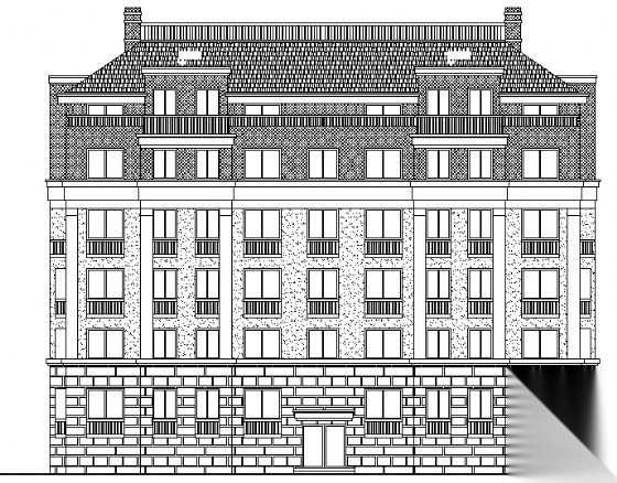 某六层住宅楼建筑施工图