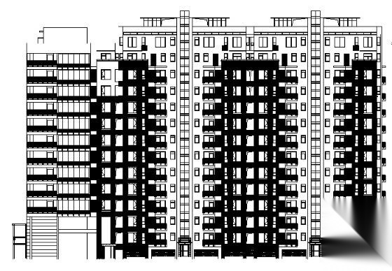 万科高层住宅楼建筑方案图