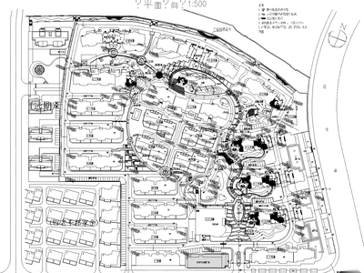 [浙江]无锡新世纪花园居住区景观CAD施工图（同济大学）