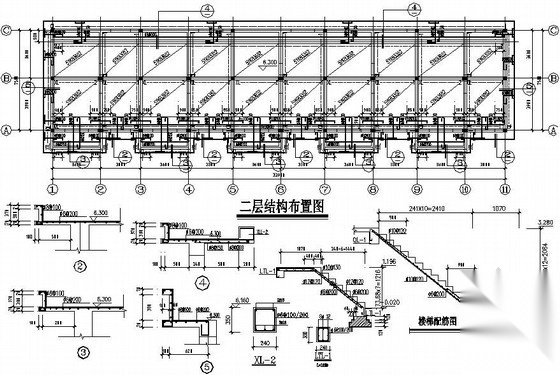 二层砖混自建房结构全套施工图