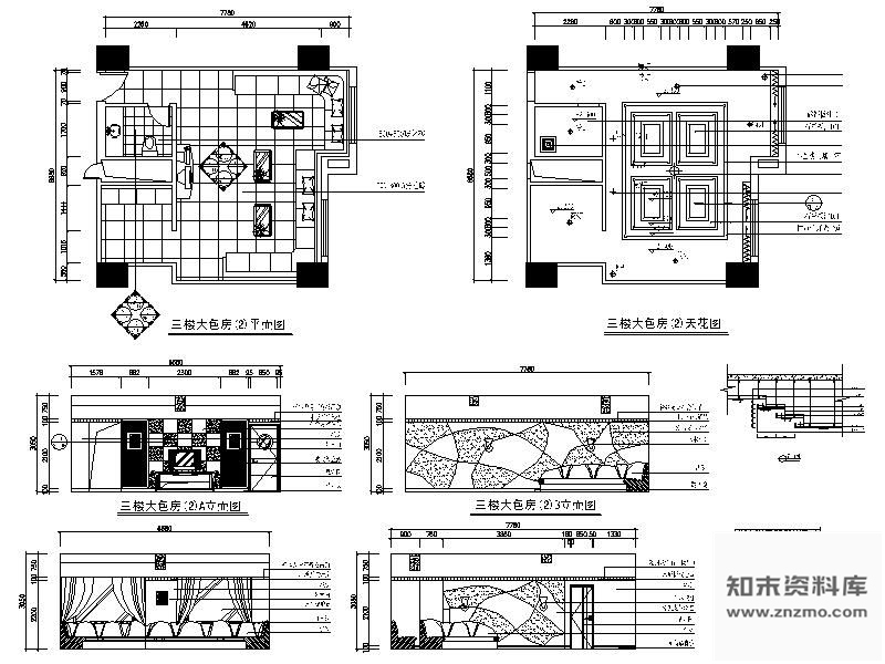 图块/节点KTV包房详图Ⅵ