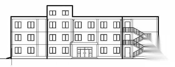 北京丰台某新建文化活动中心建筑方案图