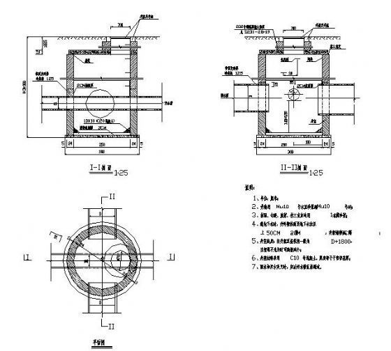 穿管井大样图