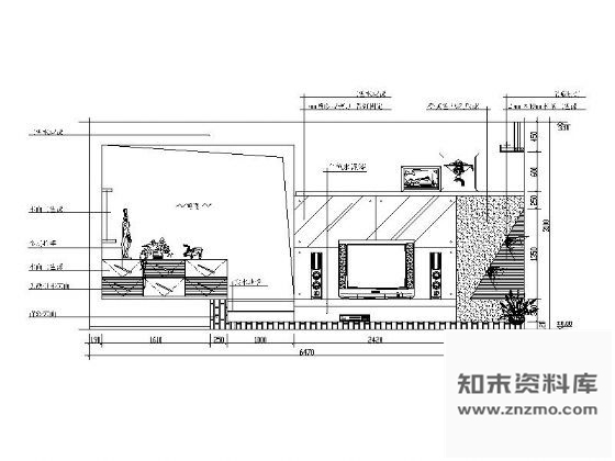 图块/节点实用客厅立面大全图集