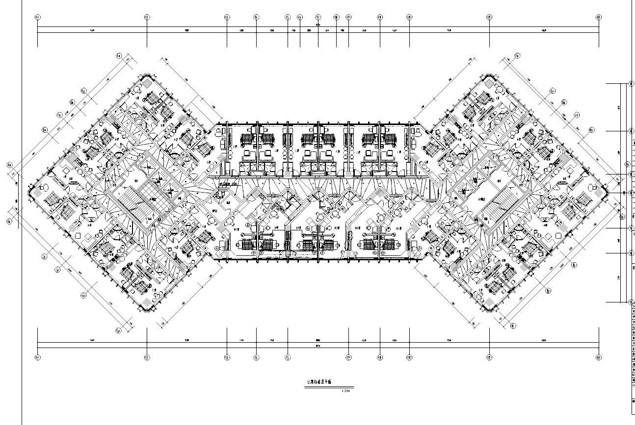 [上海]某公寓住宅样板房户型施工图