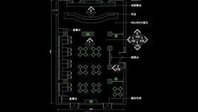 cad餐厅设计素材图片