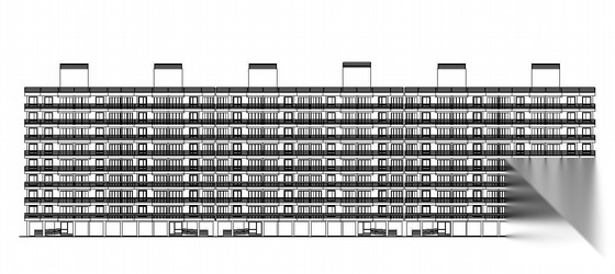 [广州]某大学九层教师公寓建筑结构施工图