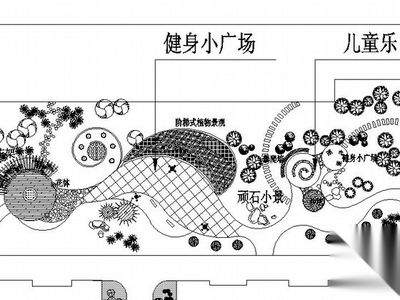 某广场植物种植施工图设计