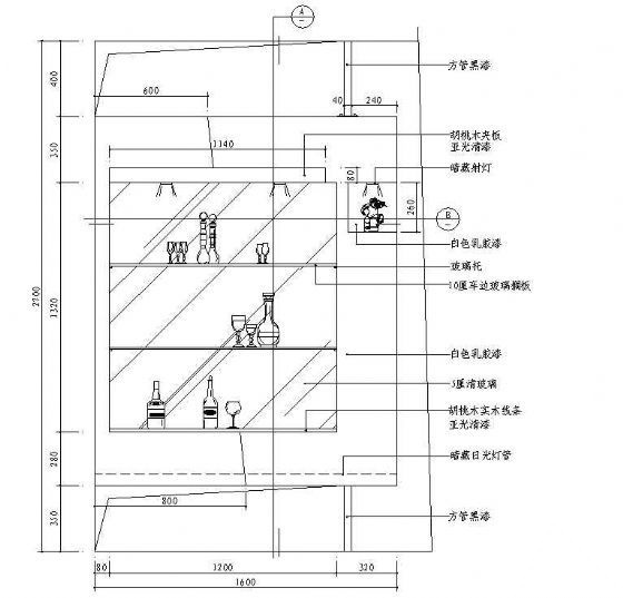 餐厅立面图图块1