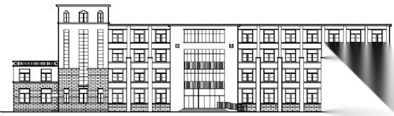 某四层宿舍楼建筑扩初图