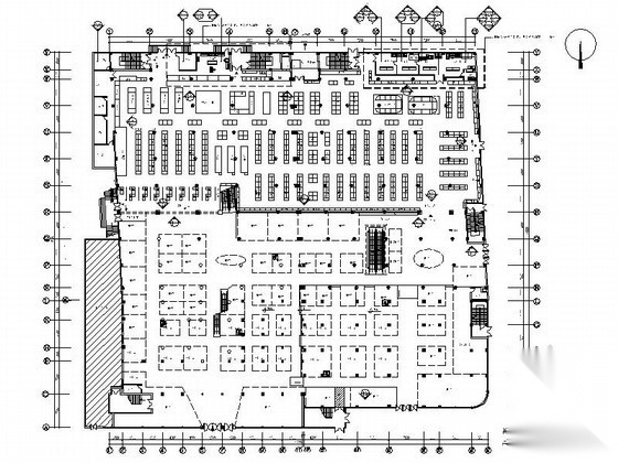 [山东]现代超市室内施工图