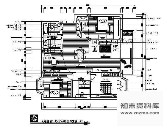 施工图美容院完整图